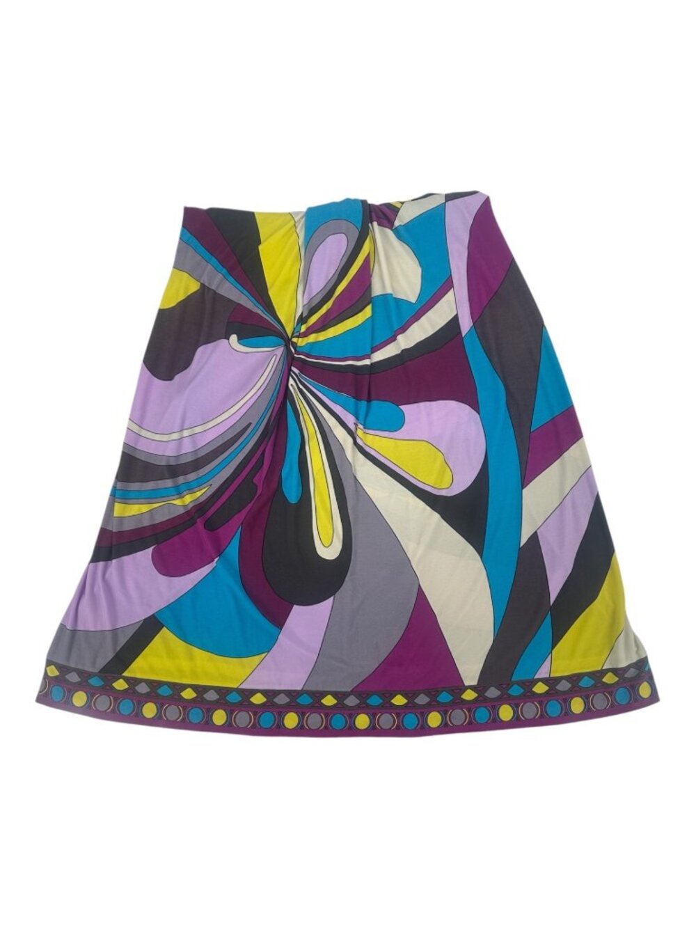 Donna Morgan Y2K Geometric Dress 10 Multicolor Twist Knot A Line Sleeveless - Picture 5 of 8